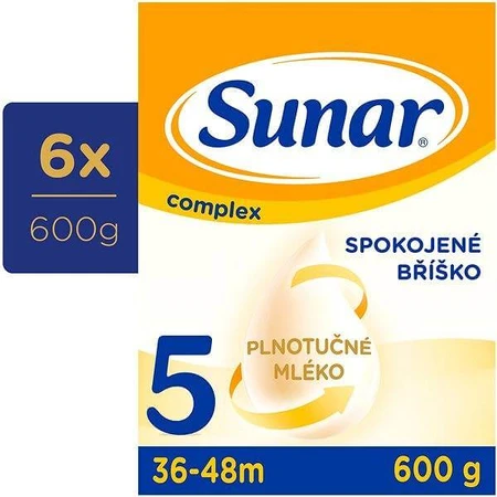 Sunar Complex 5 6×600 g, milk for infants from 36 months