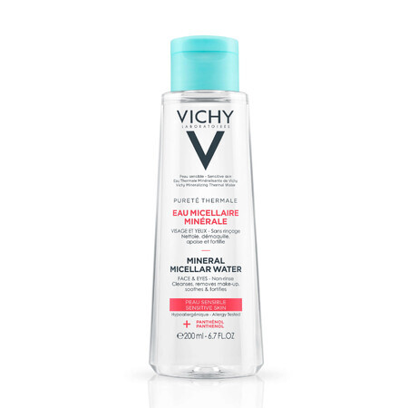 Vichy Purete Thermale Agua Micelar para Piel Sensible Purete Thermale, 200 ml,