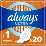 Always Ultra Duo 20 uds Normal Plus 1×20 uds, compresas menstruales