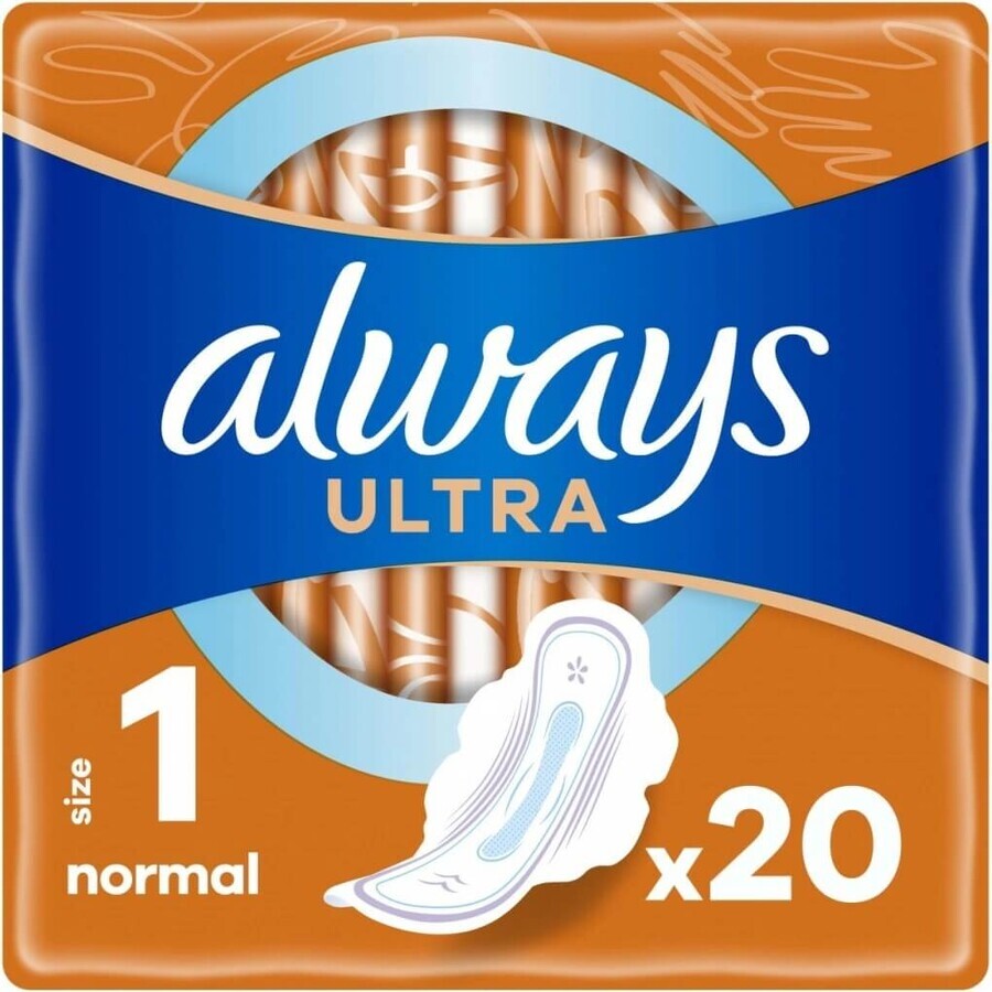 Always Ultra Duo 20 Stück Normal Plus 1×20 Stück, Menstruationstampons