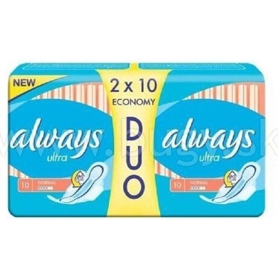 Always Ultra Duo 20 Stück Normal Plus 1×20 Stück, Menstruationstampons