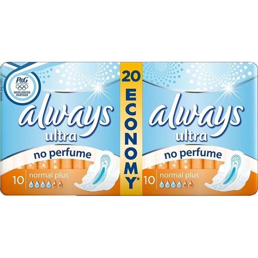 Always Ultra Duo 20 Stück Normal Plus 1×20 Stück, Menstruationstampons