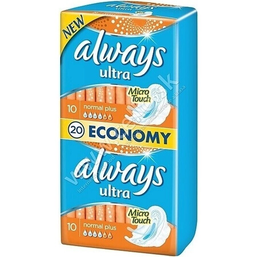 Always Ultra Duo 20 Stück Normal Plus 1×20 Stück, Menstruationstampons