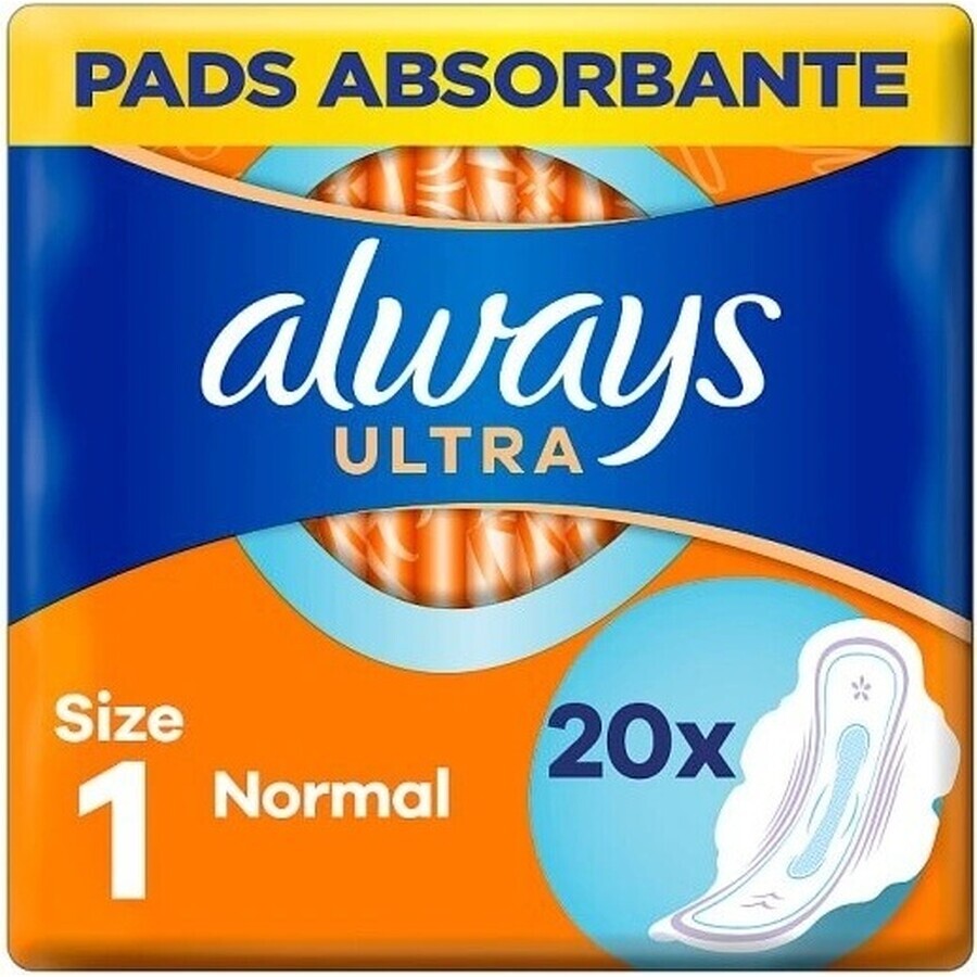 Always Ultra Duo 20 Stück Normal Plus 1×20 Stück, Menstruationstampons