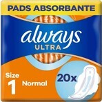 Always Ultra Duo 20 Stück Normal Plus 1×20 Stück, Menstruationstampons