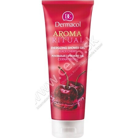 DERMACOL AROMA RITUAL Gel de Ducha Cereza Negra 1×250 ml, gel de ducha