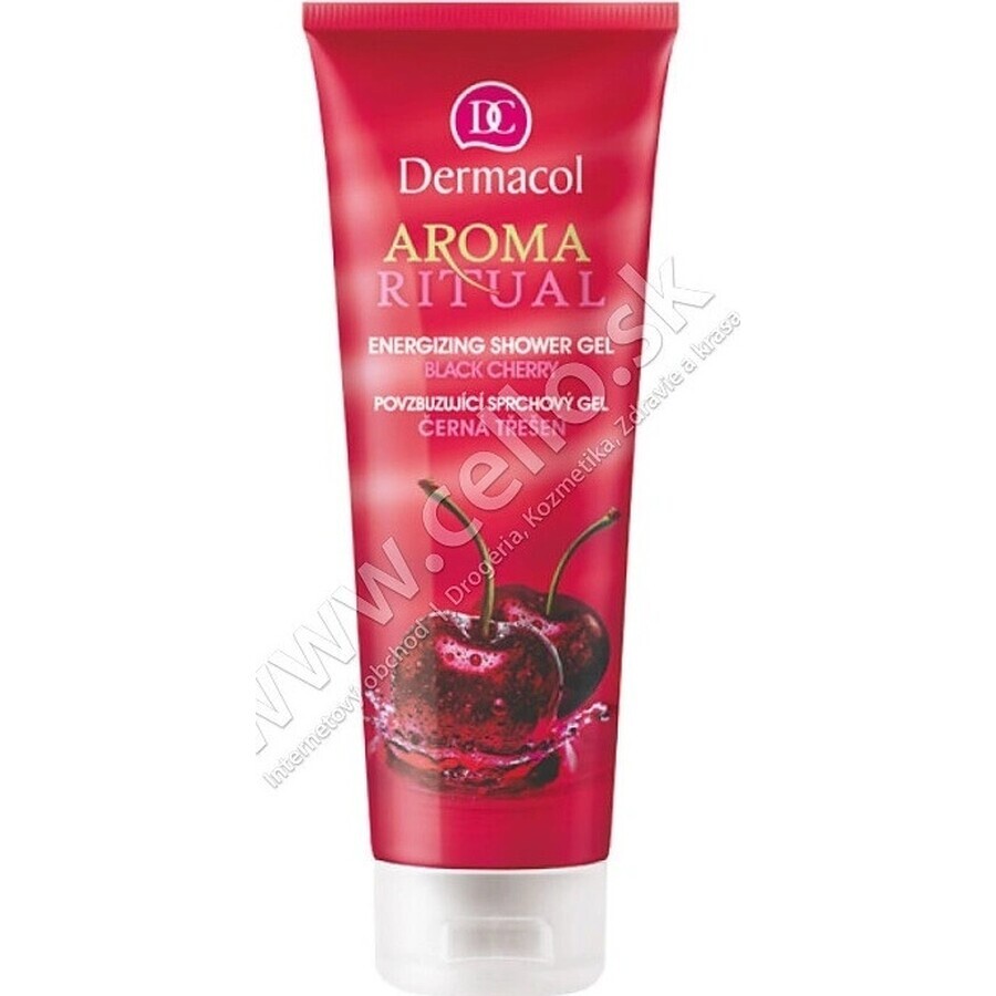 DERMACOL AROMA RITUAL Gel de Ducha Cereza Negra 1×250 ml, gel de ducha