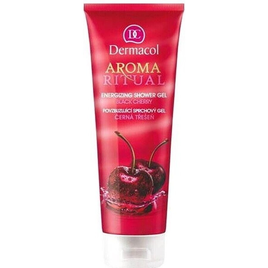 DERMACOL AROMA RITUAL Gel de Ducha Cereza Negra 1×250 ml, gel de ducha