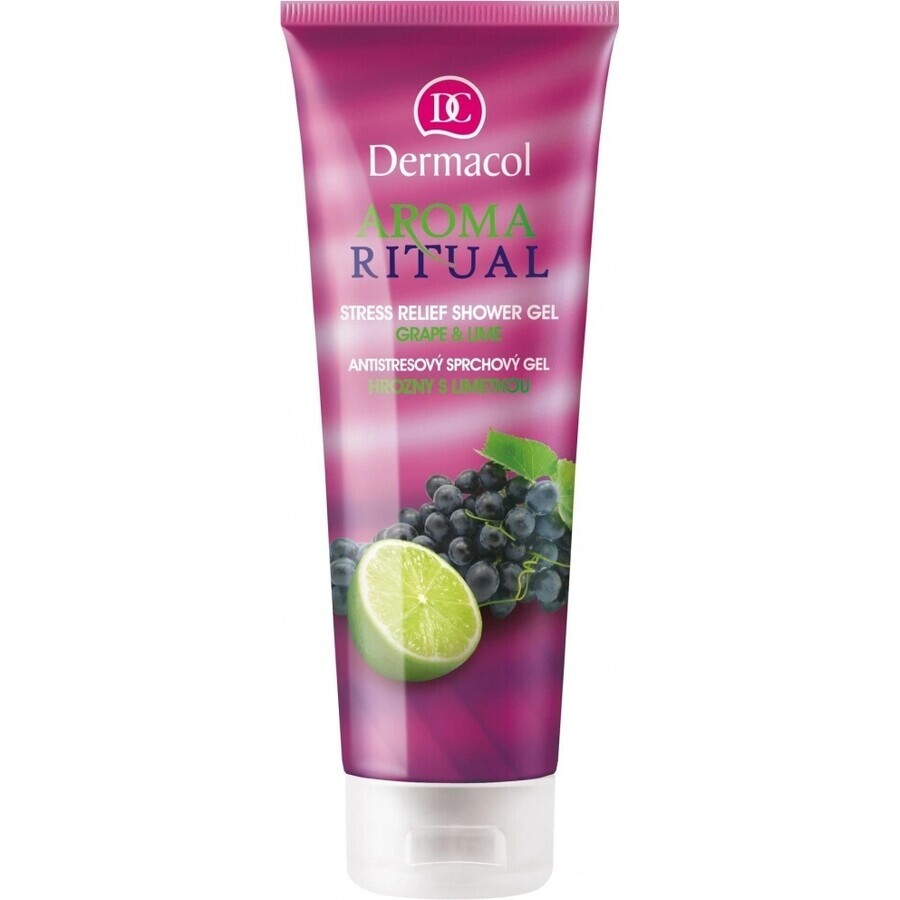 DERMACOL AROMA RITUAL Gel de Ducha Cereza Negra 1×250 ml, gel de ducha