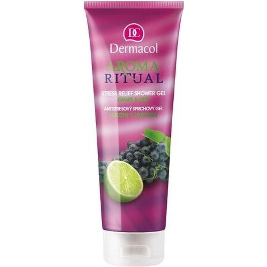 DERMACOL AROMA RITUAL Gel de Ducha Cereza Negra 1×250 ml, gel de ducha