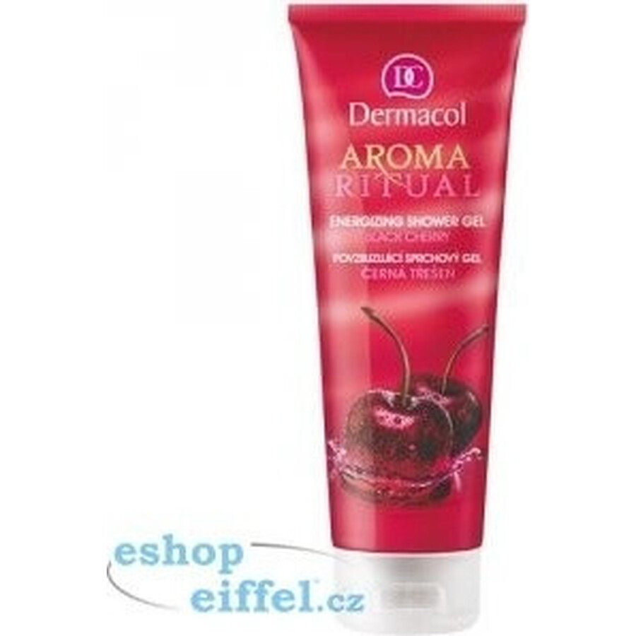 DERMACOL AROMA RITUAL Gel de Ducha Cereza Negra 1×250 ml, gel de ducha