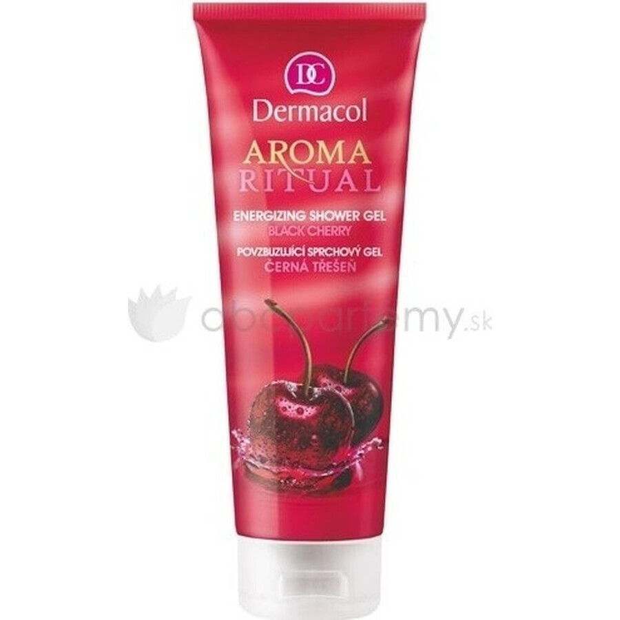 DERMACOL AROMA RITUAL Gel de Ducha Cereza Negra 1×250 ml, gel de ducha