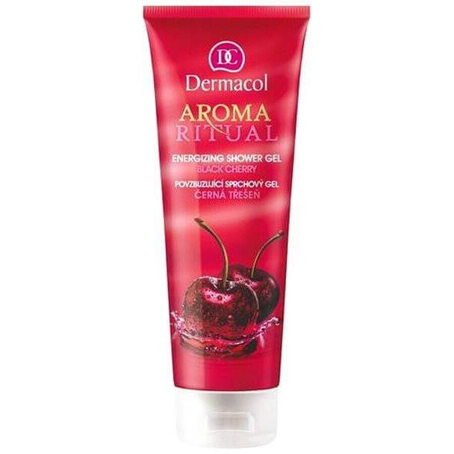 DERMACOL AROMA RITUAL Gel de Ducha Cereza Negra 1×250 ml, gel de ducha