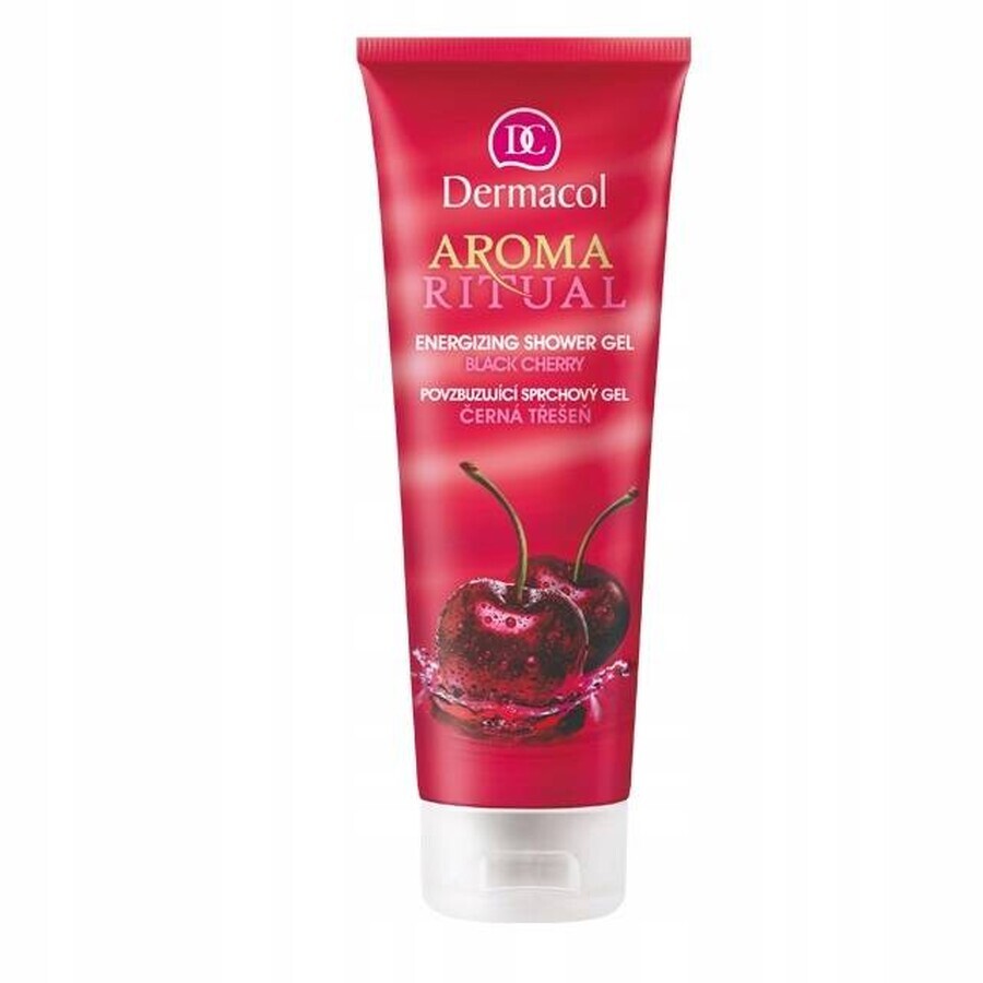 DERMACOL AROMA RITUAL Gel de Ducha Cereza Negra 1×250 ml, gel de ducha