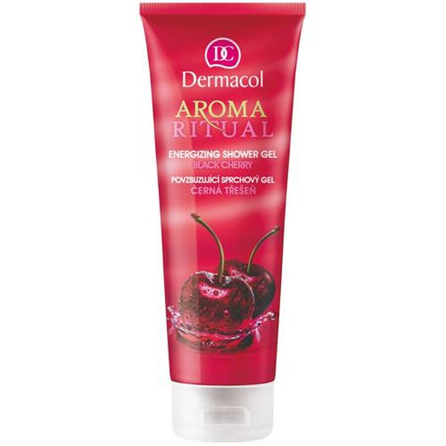 DERMACOL AROMA RITUAL Gel de Ducha Cereza Negra 1×250 ml, gel de ducha