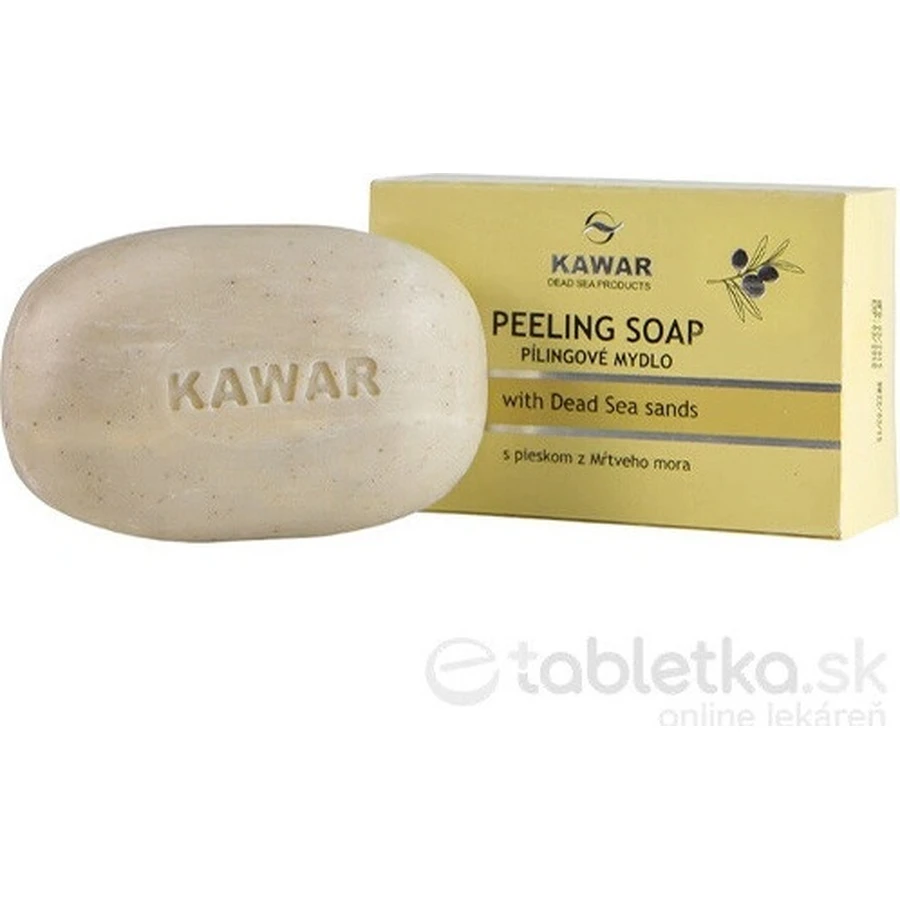 Săpun KAWAR PEELING 1×120 g, cu nisip de la Marea Moartă