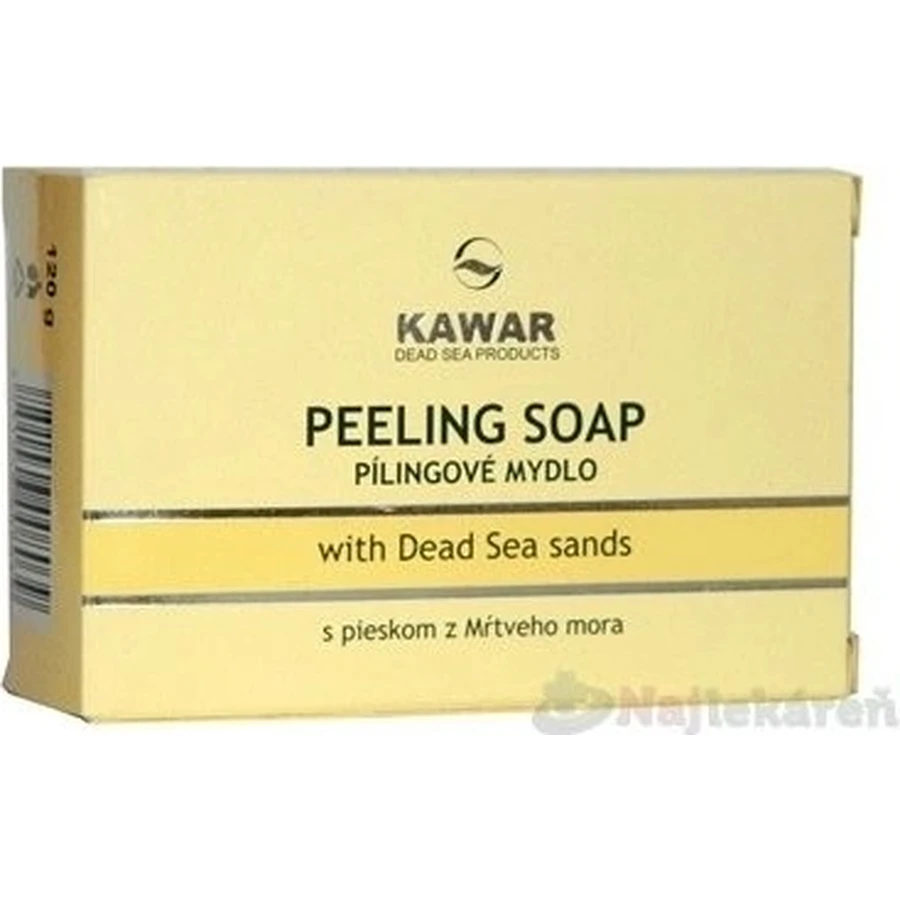 Săpun KAWAR PEELING 1×120 g, cu nisip de la Marea Moartă