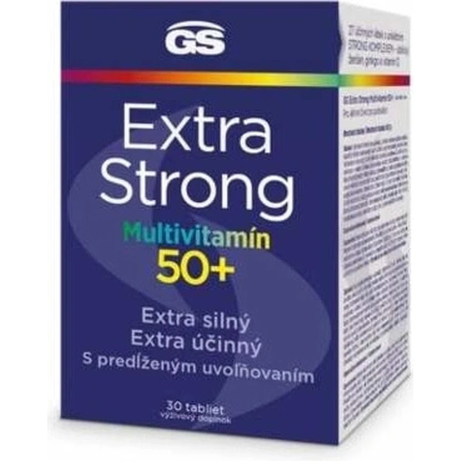 GS Extra Strong Multiwitamina, 50+ 30 tbl 1×30 tbl, suplement diety: ceny i cechy