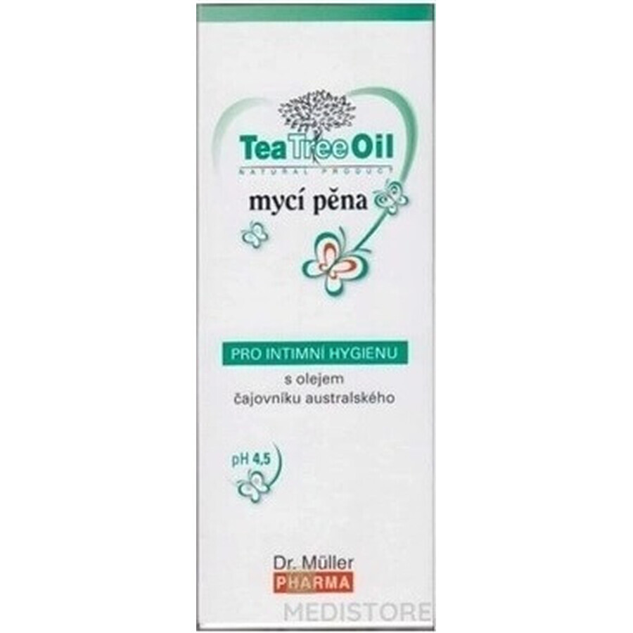 Dr. Müller Espuma limpiadora íntima con aceite del árbol del té 1x150 ml