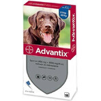 ADVANTIX SPOT-ON PES 4×4 ml, preparado repelente antiparasitario