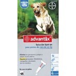 ADVANTIX SPOT-ON PES 4×4 ml, preparado repelente antiparasitario