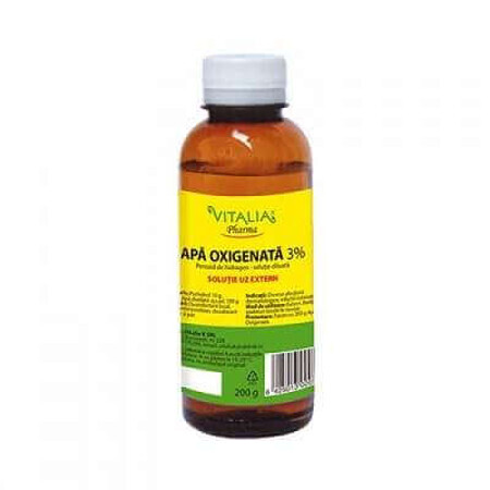 Acqua ossigenata 3%, 200 g, Vitalia