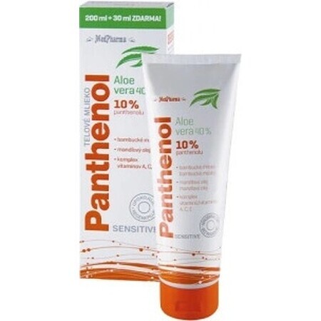 MedPharma PANTHENOL 10% BODY LOTION 1×200+30 ml, lotion pour le corps