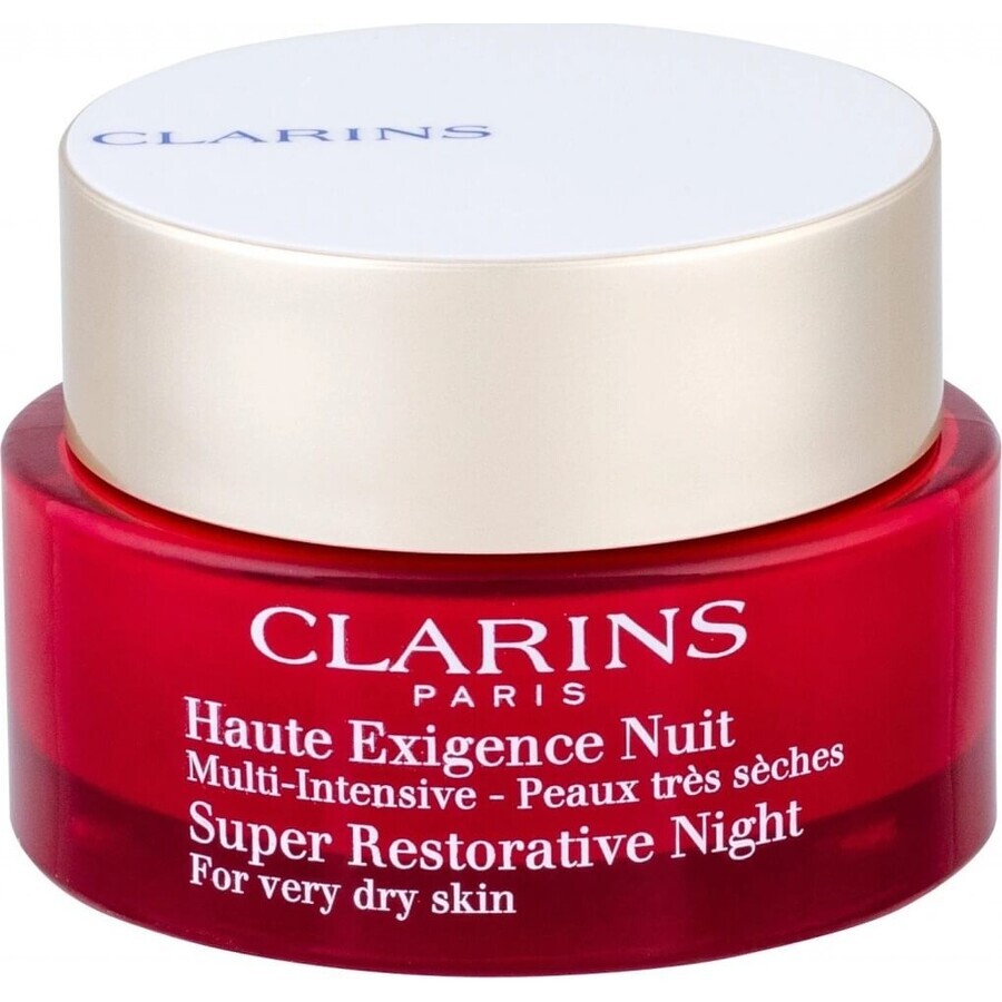 Clarins Crema de Noche para Pieles Maduras 1×50 ml, Crema de Noche