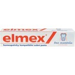 ELMEX PASTA DENTAL SIN MENTOL 1×75 ml, sin mentol