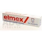 ELMEX PASTA DENTAL SIN MENTOL 1×75 ml, sin mentol