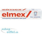 ELMEX PASTA DENTAL SIN MENTOL 1×75 ml, sin mentol