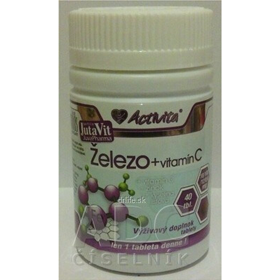 JutaVit Complejo de hierro tbl 1x40 piezas