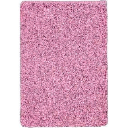 Gant de toilette en éponge rose 1×1 pc, gant de toilette