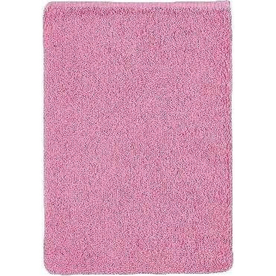 Gant de toilette en éponge rose 1×1 pc, gant de toilette