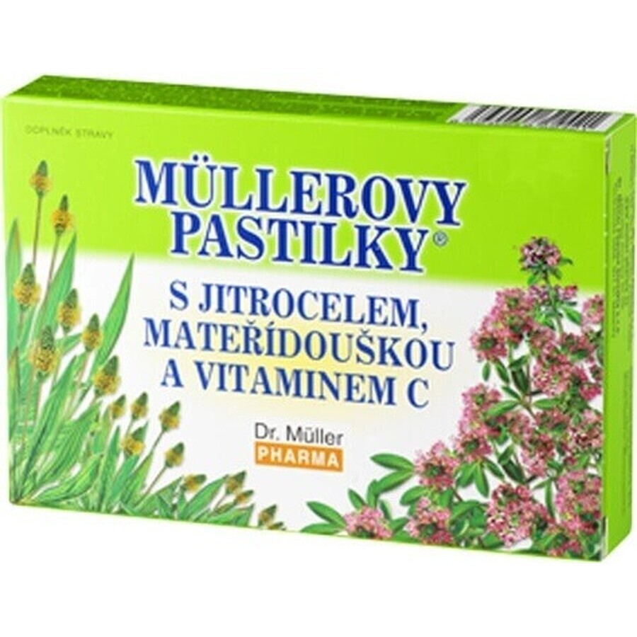 PASTILLAS MÜLLER CON SKOR. MAT. HIJA Y VIT. C 1×12 uds, para la tos