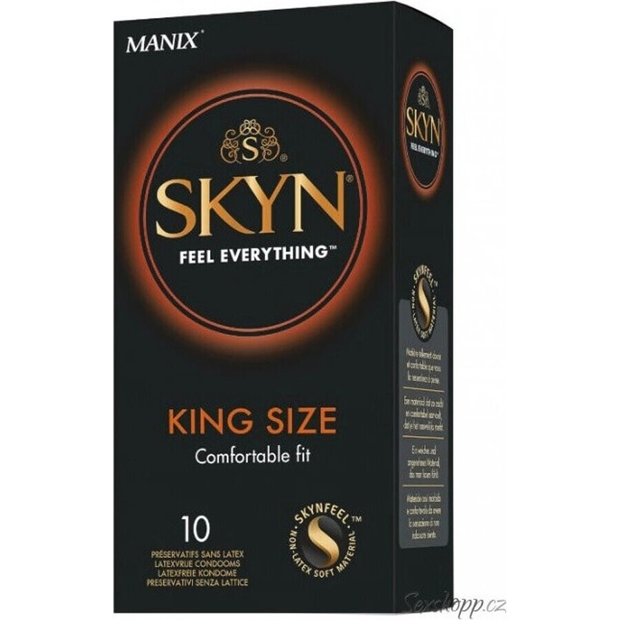 Manix Skyn King Size 1×10 pcs, préservatifs