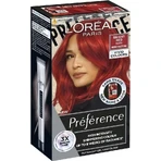 L'Oréal Paris Préférence Vivid Colors permanent hair color 1×1 set, Montmartre - Bright Red, 60+90+54 ml