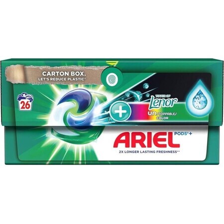 Ariel All-in-1 PODS All-in-1 PODS Lenor Unstoppables, Waschgel-Kapseln, 26 Waschgänge 1×26 Waschgänge