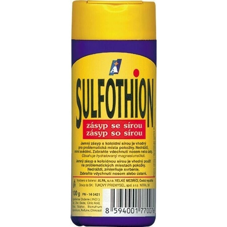 ALPA SULFOTHION SULFOTHION 1×100 g, con azufre