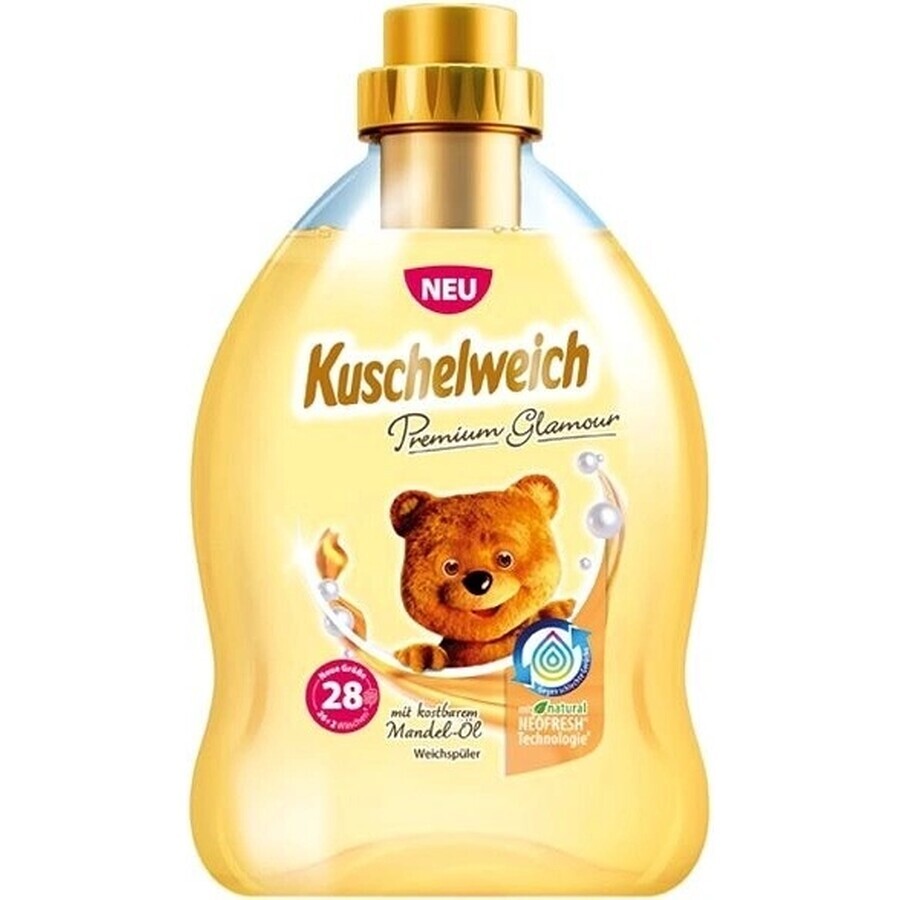 Kuschelweich Conditionneur de tissu - Premium Glamour, 28 lavages 1×750 ml, conditionneur de tissu