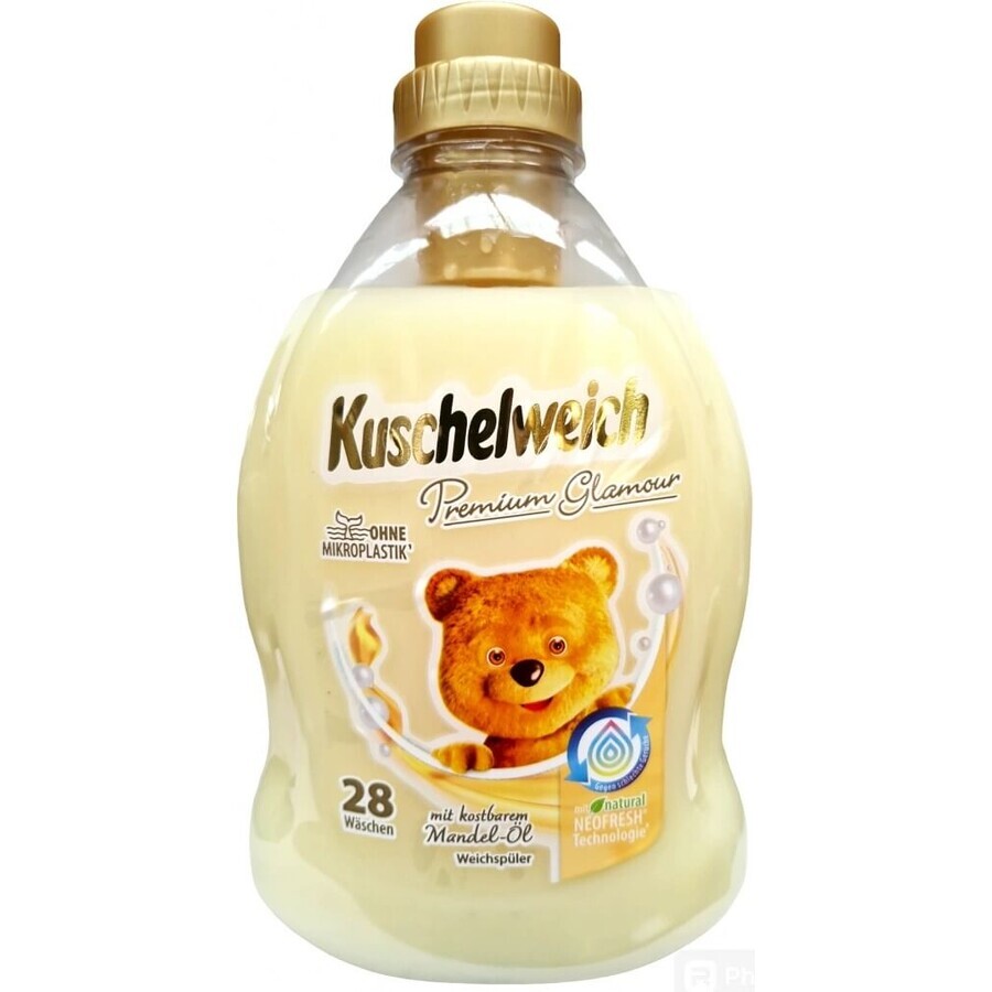 Kuschelweich Conditionneur de tissu - Premium Glamour, 28 lavages 1×750 ml, conditionneur de tissu