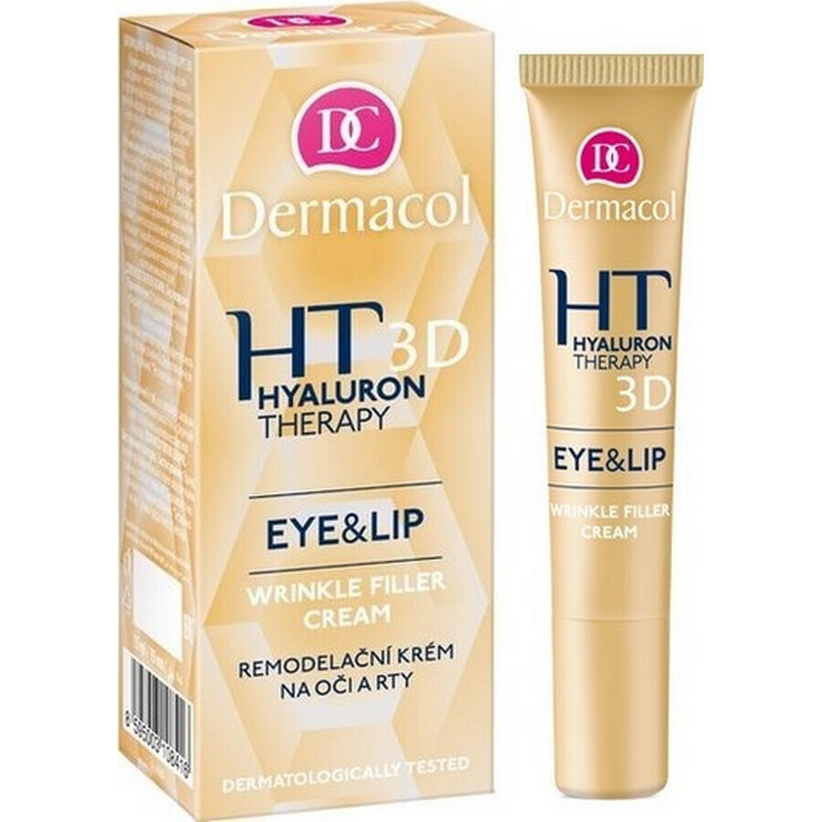 DERMACOL HYALURON THERAPY 3D Augen- und Lippenkontur 1×15 ml, Augencreme