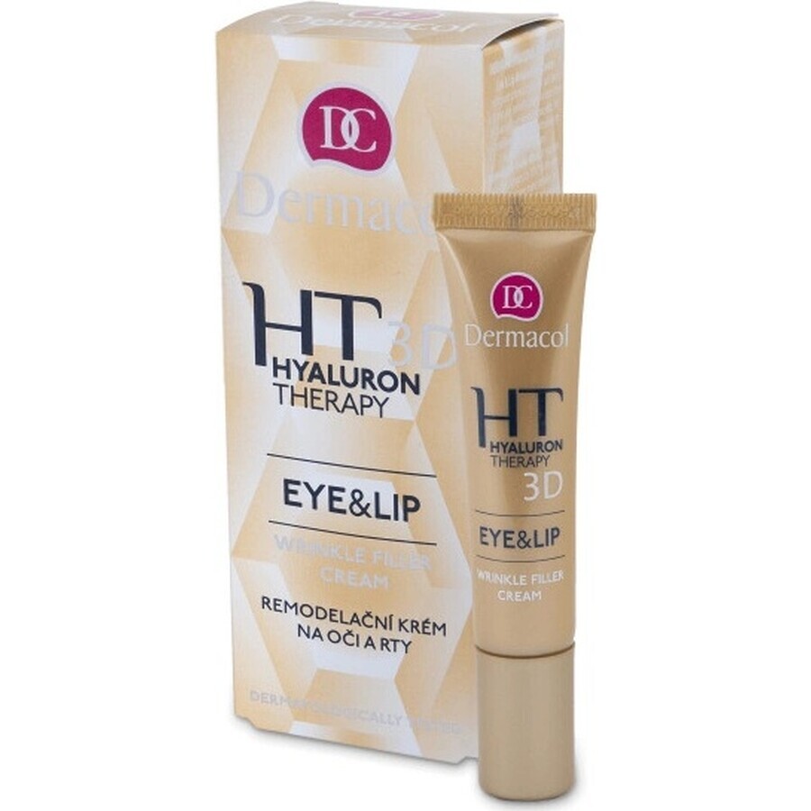 DERMACOL HYALURON THERAPY 3D Augen- und Lippenkontur 1×15 ml, Augencreme