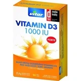 VITAR Vitamina D3 Forte 1000IU 1×90 tbl, o doză puternică de vitamina D3 solară
