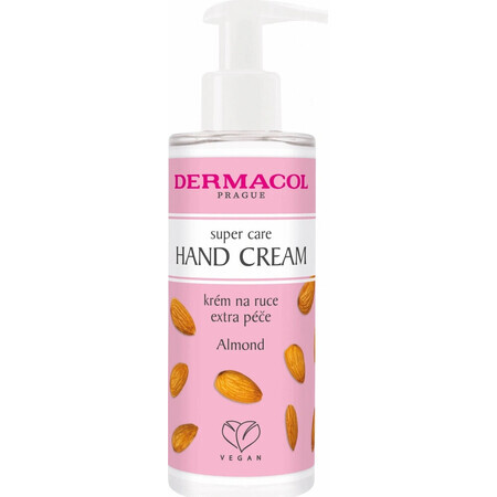 Dermacol Super Care Crema de Manos Almendra 1×150 ml, crema de manos