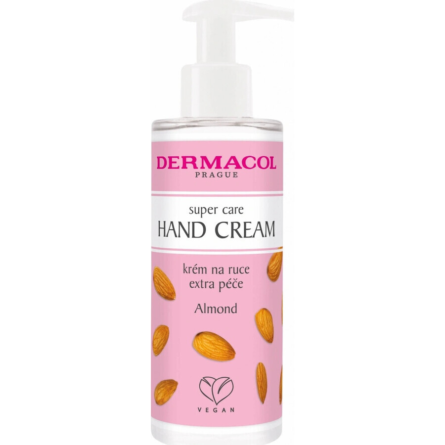 Dermacol Super Care Crema de Manos Almendra 1×150 ml, crema de manos