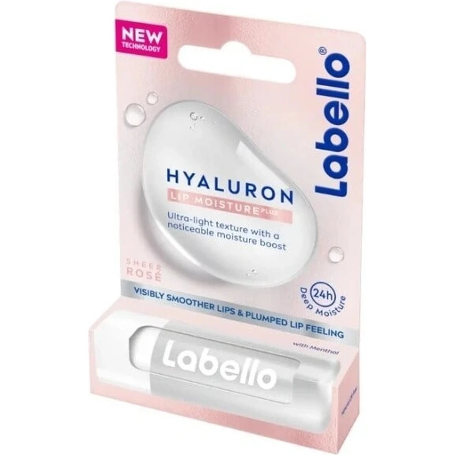 Labello Bálsamo Labial Hialurón Rosa 1×5,2 g, bálsamo labial