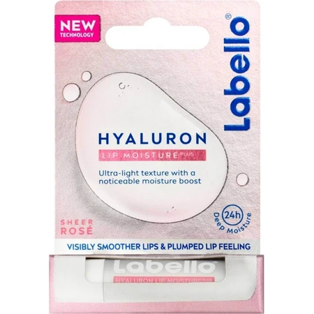 Labello Bálsamo Labial Hialurón Rosa 1×5,2 g, bálsamo labial
