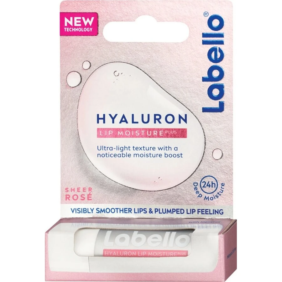 Labello Bálsamo Labial Hialurón Rosa 1×5,2 g, bálsamo labial