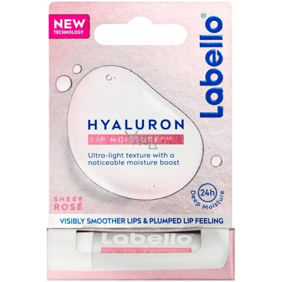 Labello Bálsamo Labial Hialurón Rosa 1×5,2 g, bálsamo labial